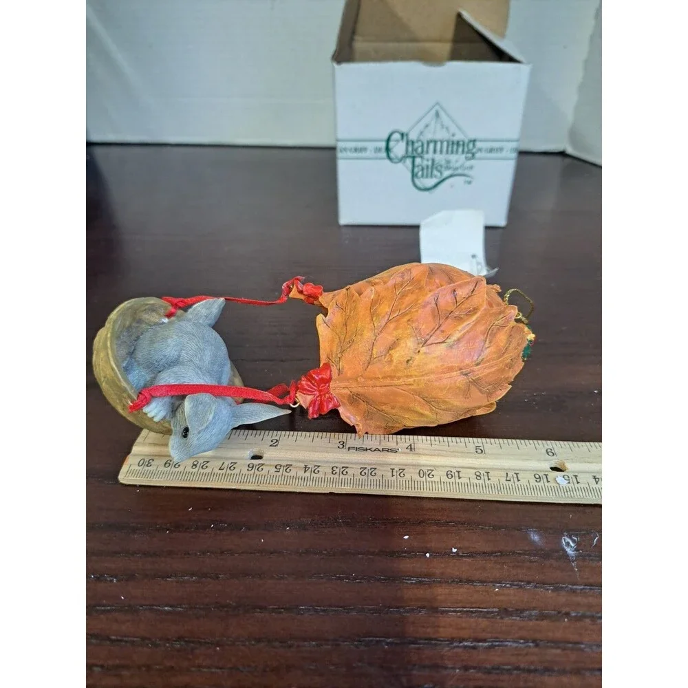 Charming Tails Holiday Balloon Ride Ornament